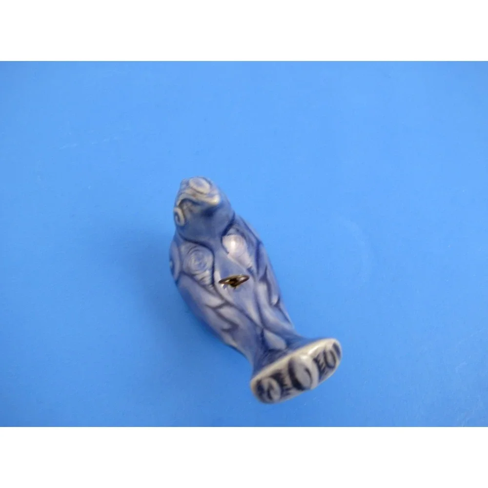 Rookwood Pottery 10071 Blue Cardinal Christmas Ornament 2012